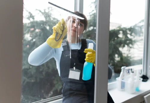 Nettoyage de vitres intérieures et extérieures à Châteaudun
